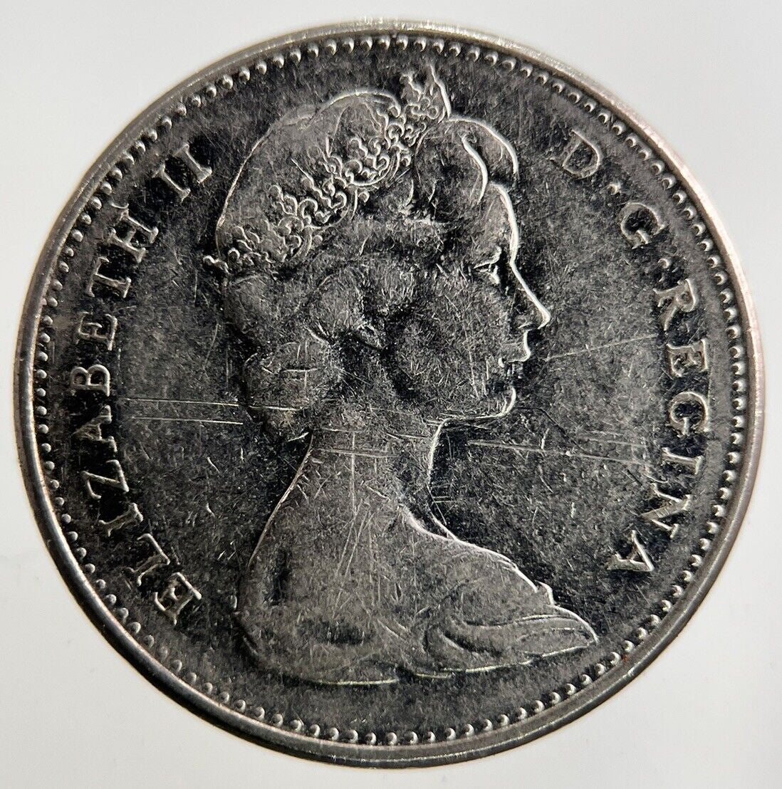 1966 Canada 5 Cents Coin | Fine Collectable Grade