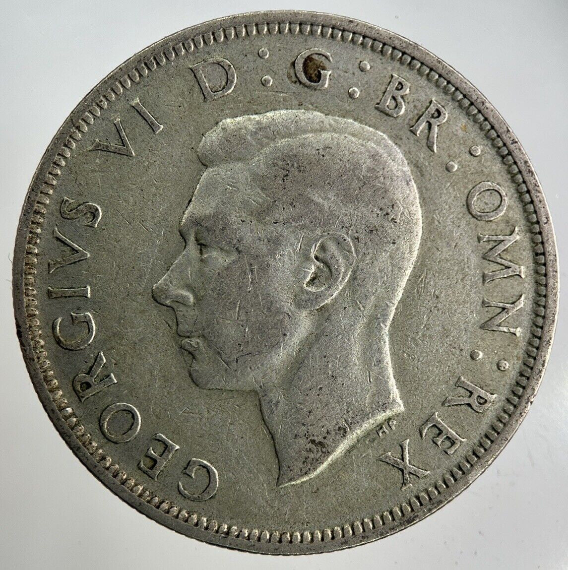 1946 George VI Half - Crown Silver Coin | Fine Collectable Grade