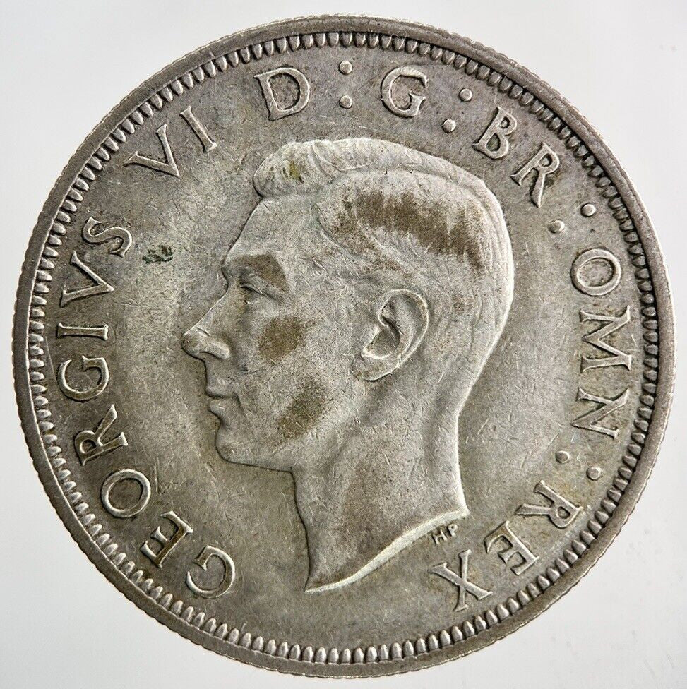 1941 George VI Half - Crown Silver Coin | Fine Collectable Grade