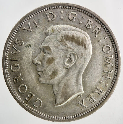 1941 George VI Half - Crown Silver Coin | Fine Collectable Grade