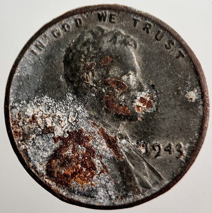 1943 US USA Steele One Cent Coin | Collectable Grade | a3793