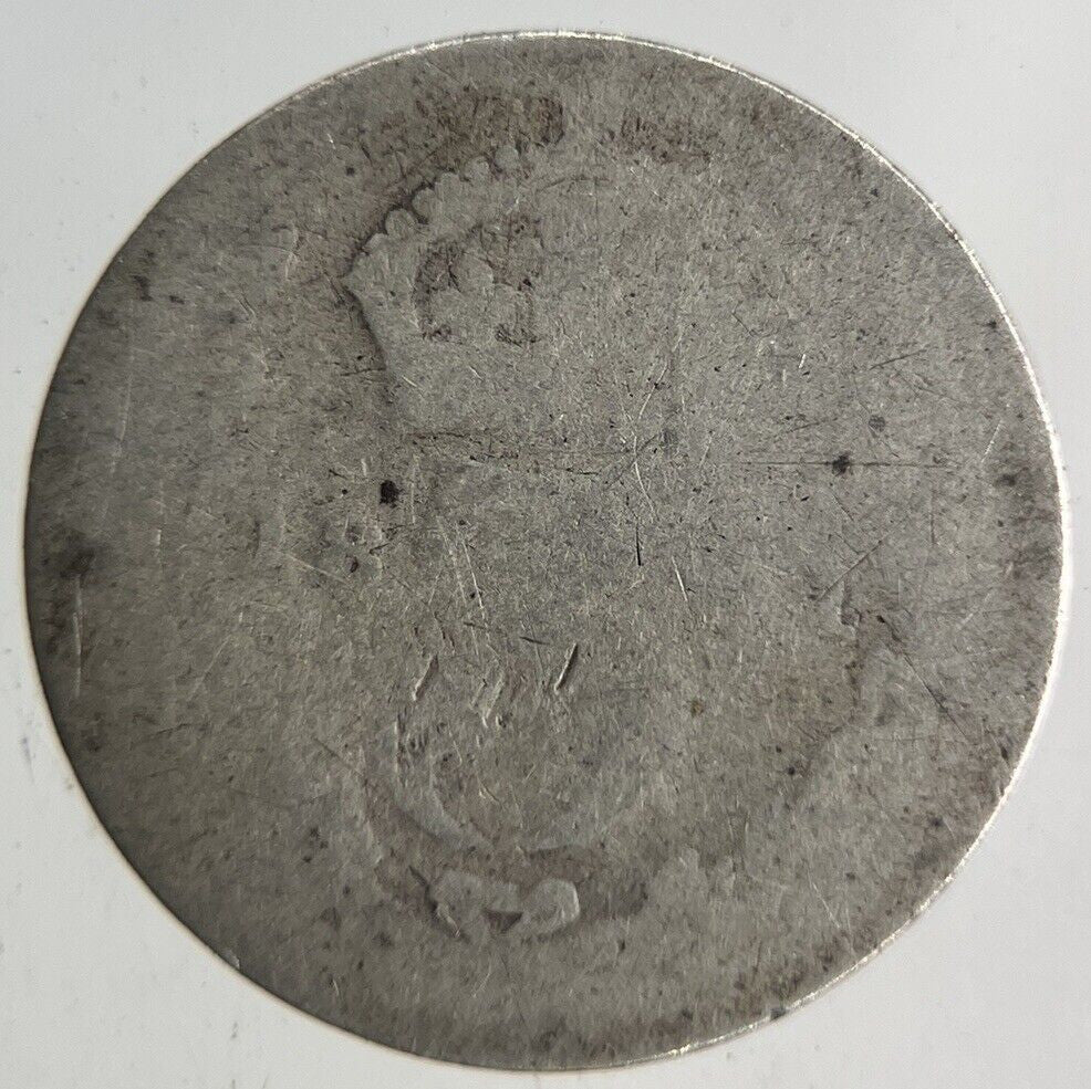 British Victoria Threepence Silver Coin | Fair Grade