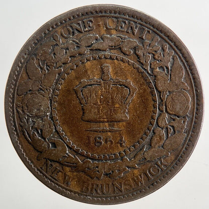 1864 Canada Nova Scotia One Cent Coin | Collectable Grade