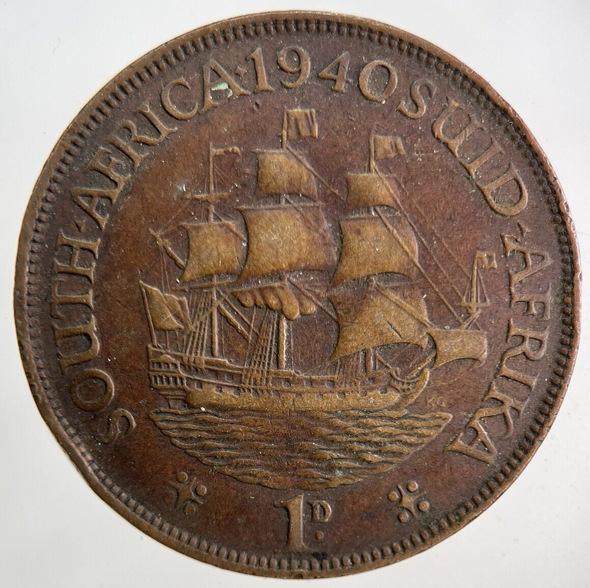 1940 South Africa One Penny Coin | Fine Collectable Grade