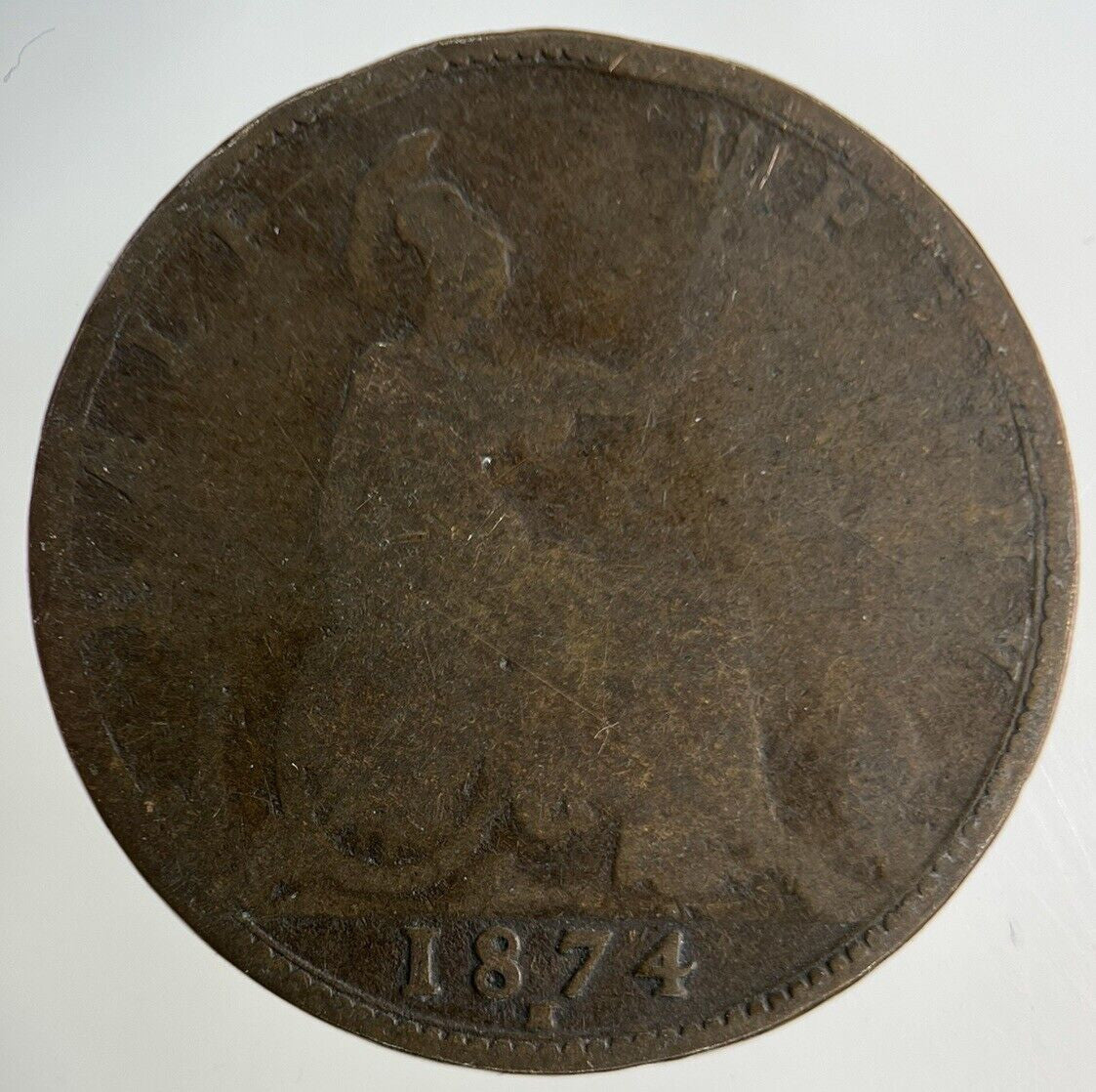 1874 - H Victoria Half - Penny Coin | Collectable Grade