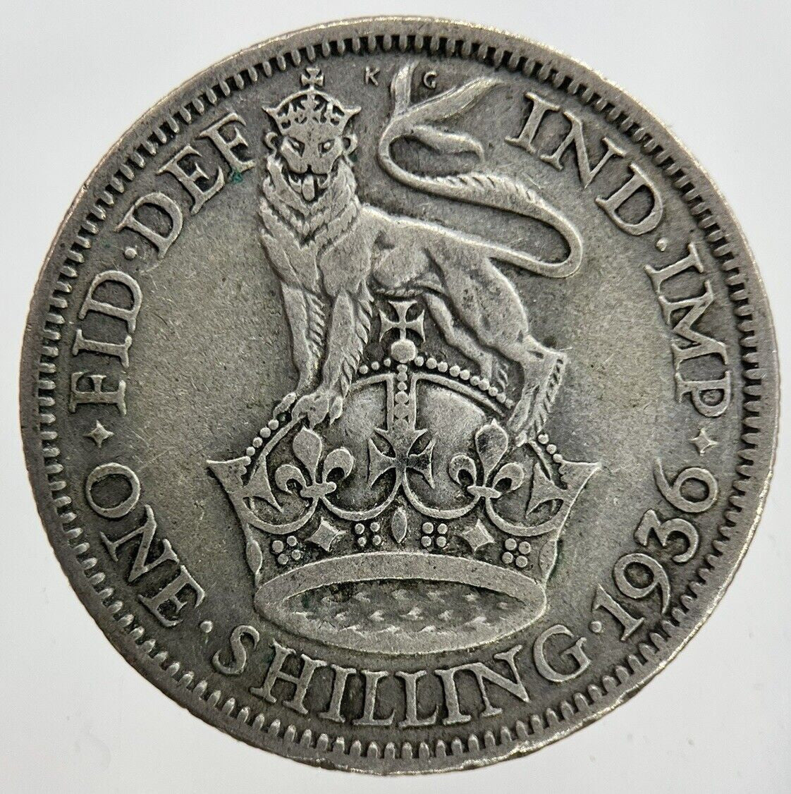 1936 George V Shilling Silver Coin | Collectable Grade