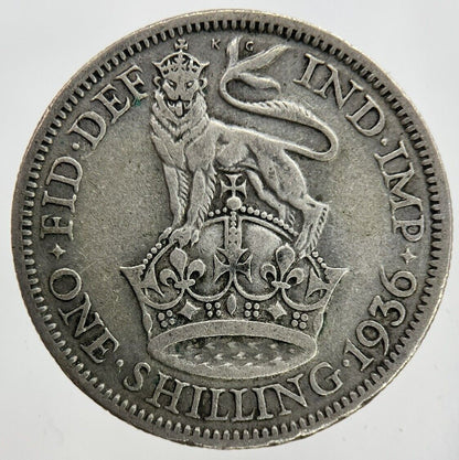 1936 George V Shilling Silver Coin | Collectable Grade