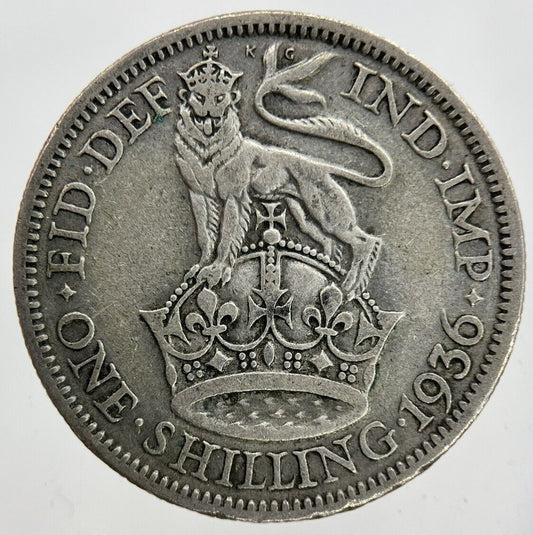 1936 George V Shilling Silver Coin | Collectable Grade