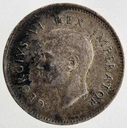 1941 South Africa Threepence Silver Coin | Very High Grade