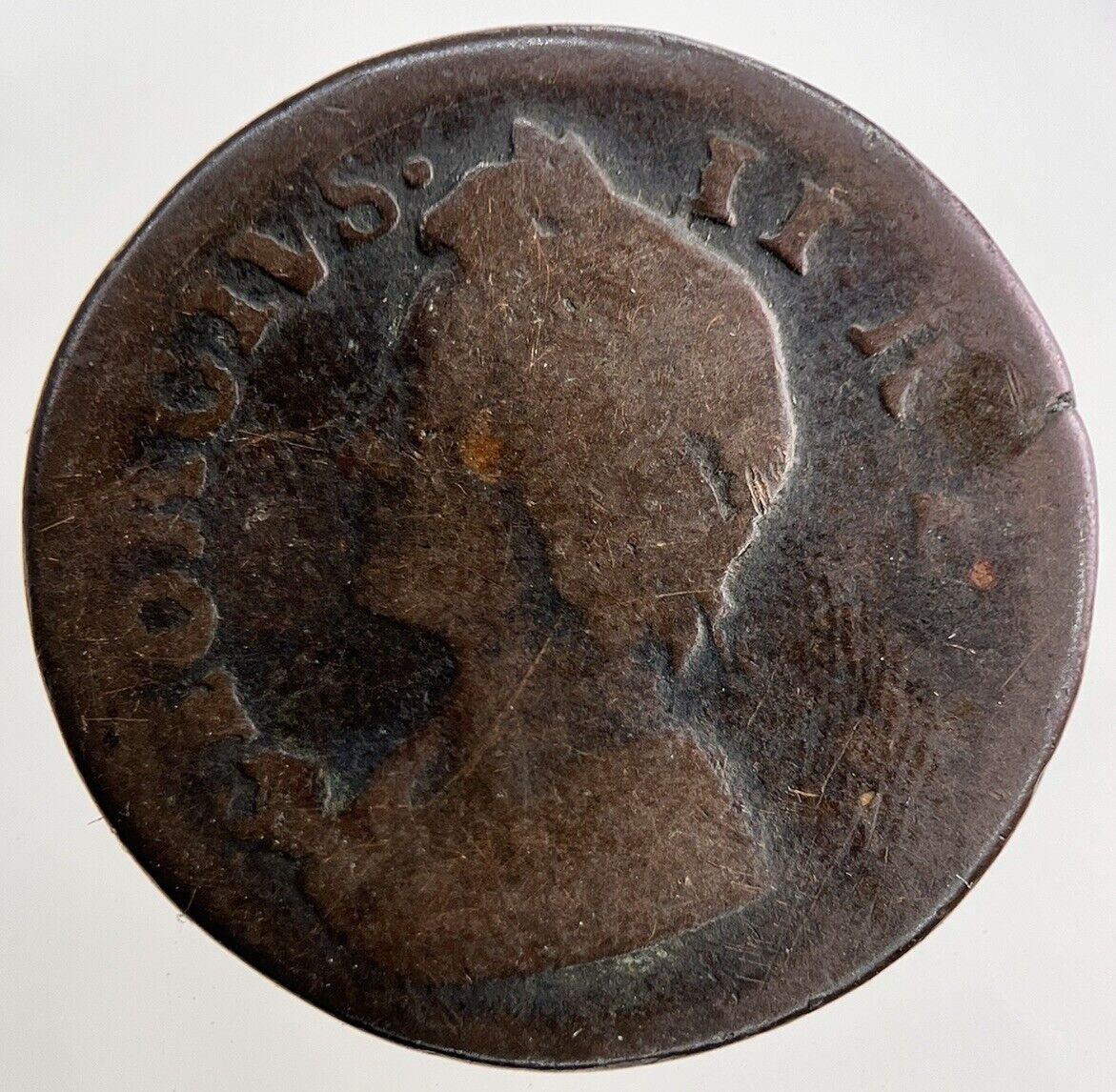 1736 George II 2nd Farthing Coin | Fine Collectable Grade