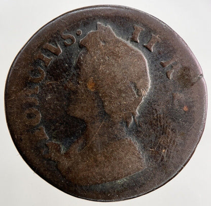1736 George II 2nd Farthing Coin | Fine Collectable Grade