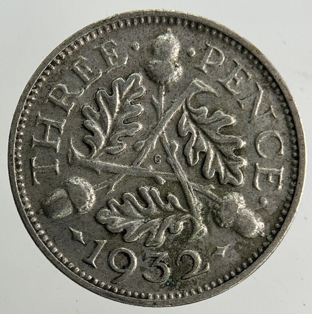1932 George V Threepence Silver Coin | Collectable Grade