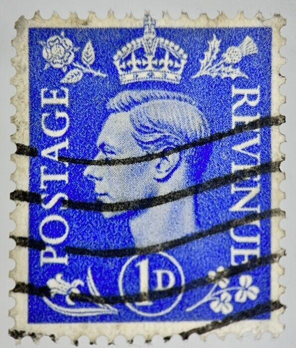 British George VI 1 One - Pence Penny 1d Stamp | Collectable Grade