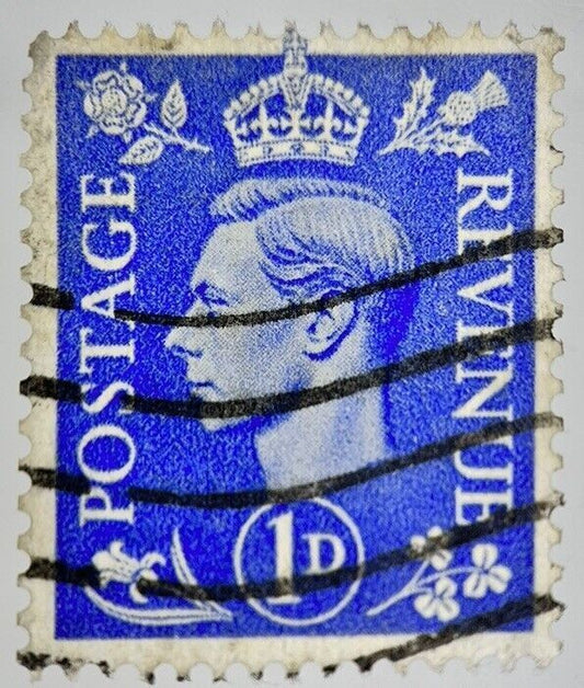 British George VI 1 One - Pence Penny 1d Stamp | Collectable Grade