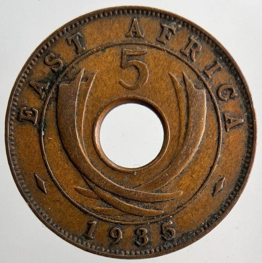1935 East Africa 5 Cents Coin | Very High Grade | a6574