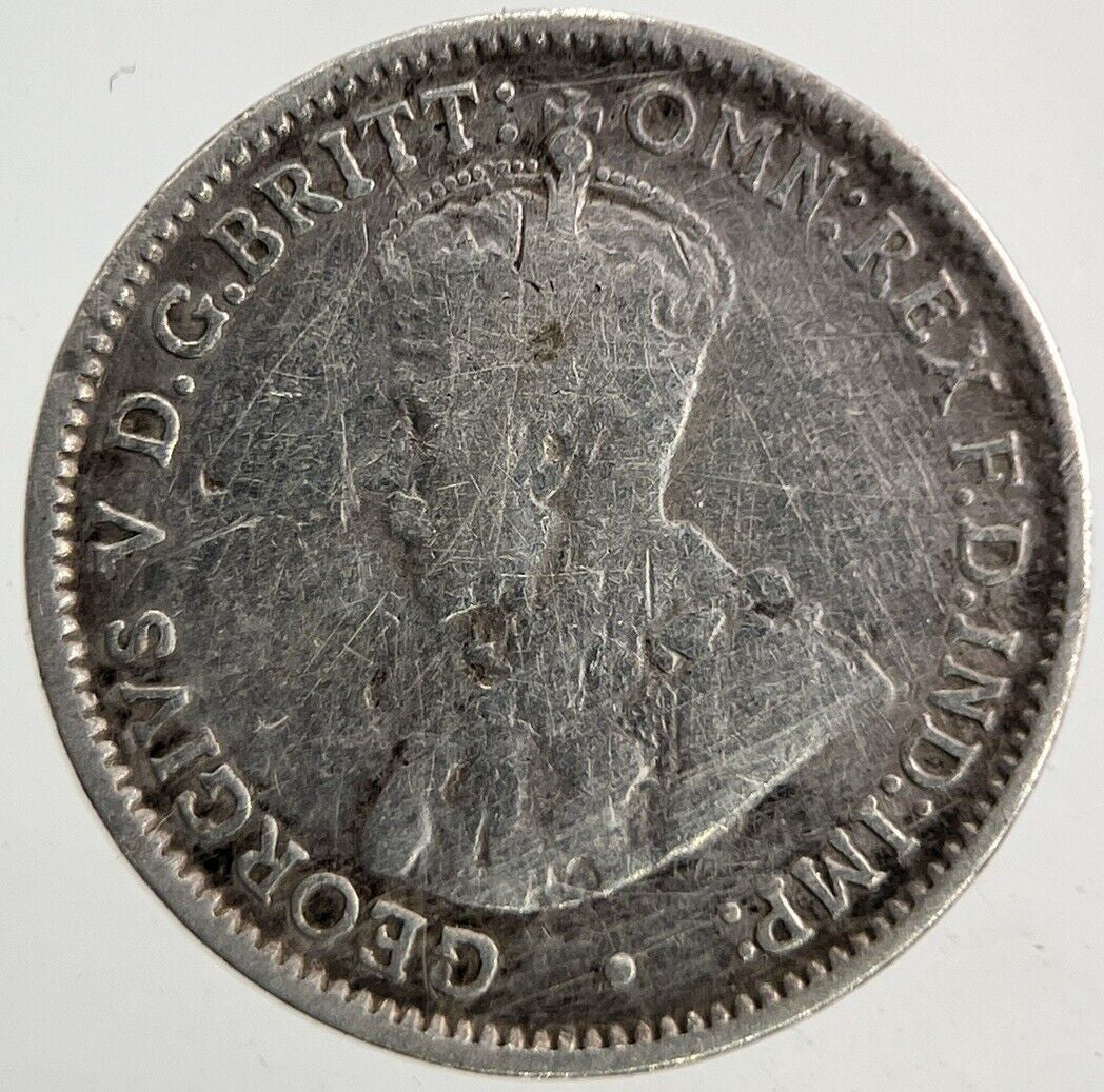 1918 - M Australia Threepence Silver Coin | Collectable Grade