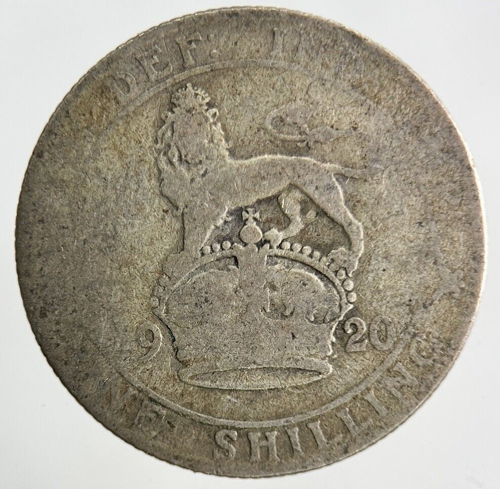 1920 George V Shilling Silver Coin | Fair Grade