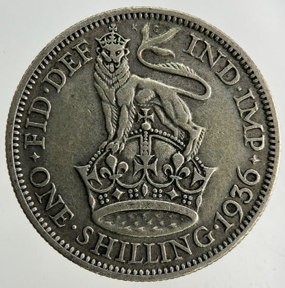 1936 George V Shilling Silver Coin | Collectable Grade