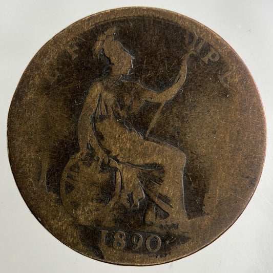 1890 Victoria Half - Penny Coin | Collectable Grade
