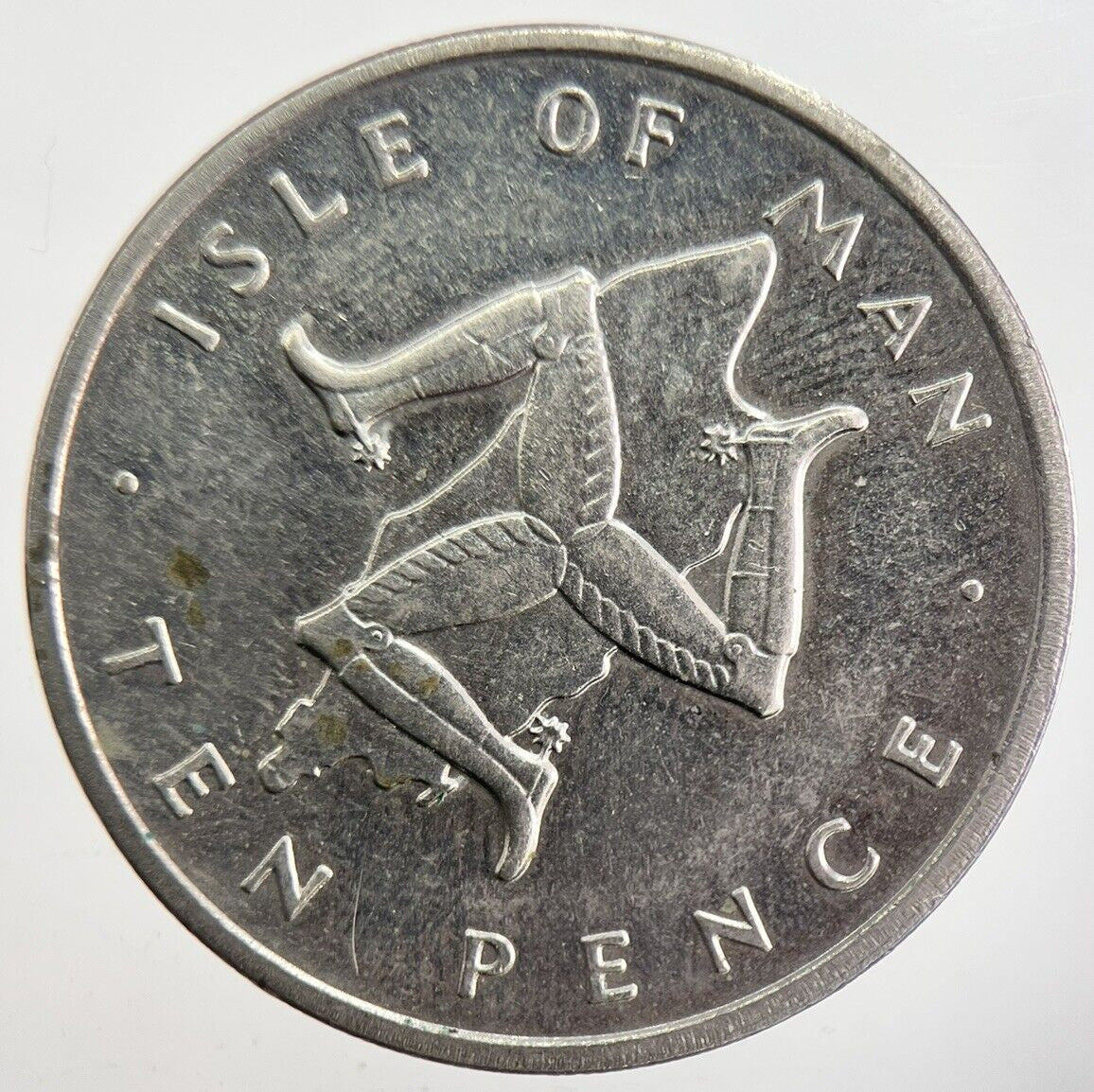 1976 Isle of Man 10p Coin | Very High Grade | a4797