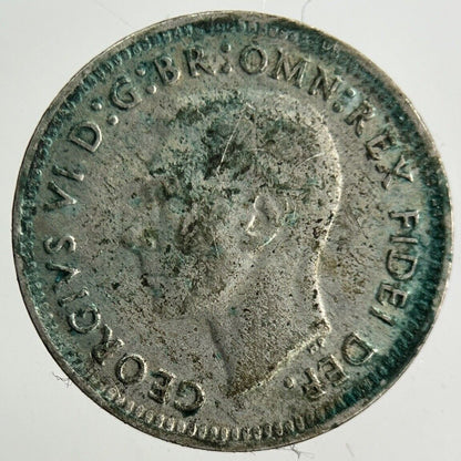 1950 Australia Threepence Silver Coin | Fine Collectable Grade