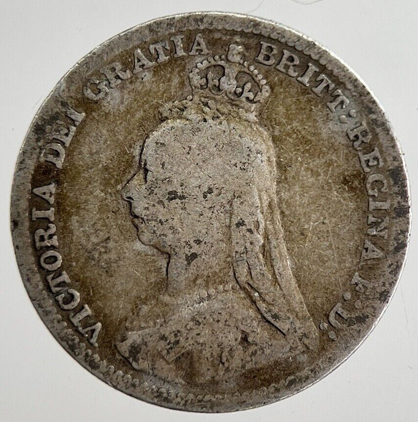 1891 Victoria Threepence Silver Coin | Collectable Grade | a8854