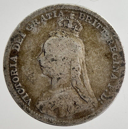 1891 Victoria Threepence Silver Coin | Collectable Grade | a8854