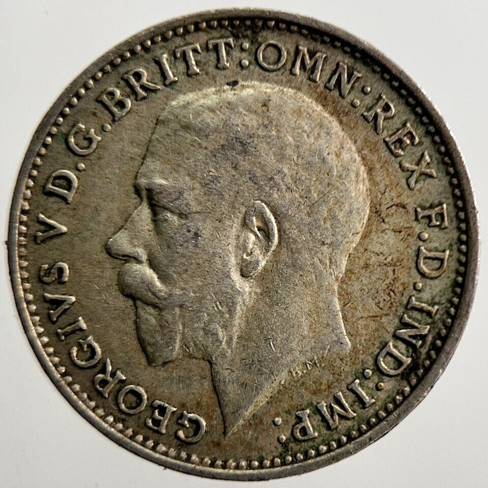 1921 George V Threepence Silver Coin | Very High Grade | a3713