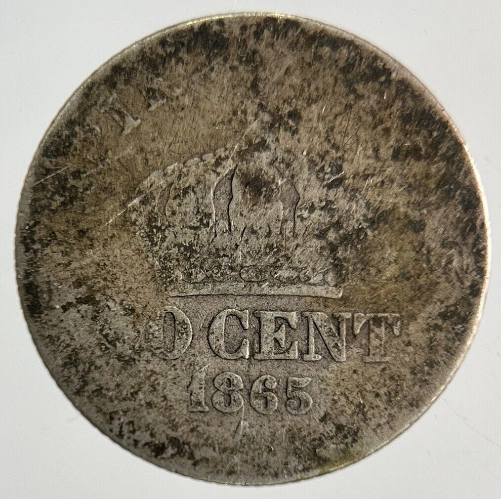 1865 France 50 Centimes Silver Coin | Fair Grade