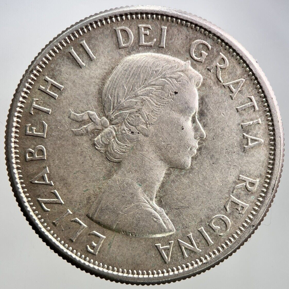 1959 Canadian 50 Cents Silver Coin | Very High Grade | a2946