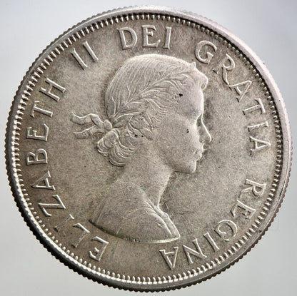 1959 Canadian 50 Cents Silver Coin | Very High Grade | a2946