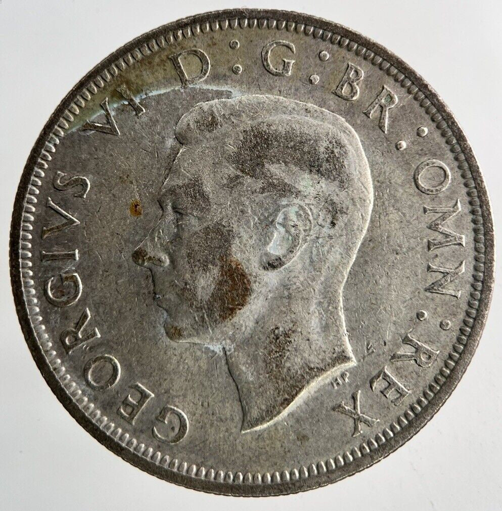 1940 George VI Half - Crown Silver Coin | Fine Collectable Grade