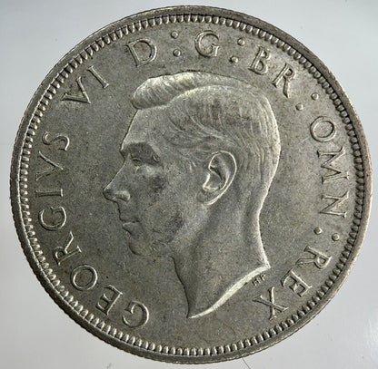 1946 George VI Half - Crown Silver Coin | Fine Collectable Grade