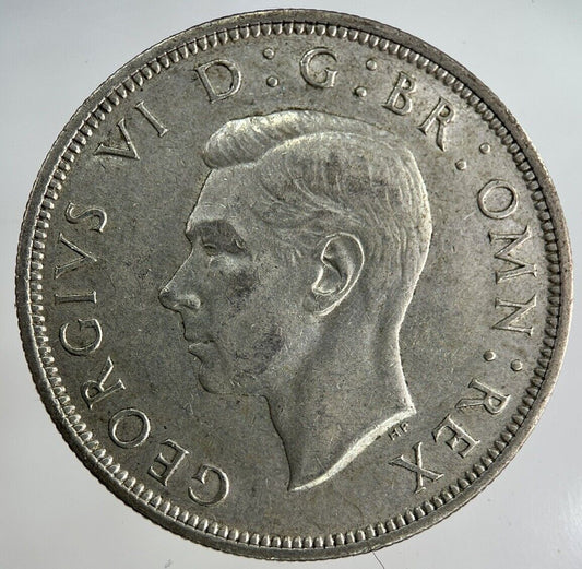 1946 George VI Half - Crown Silver Coin | Fine Collectable Grade