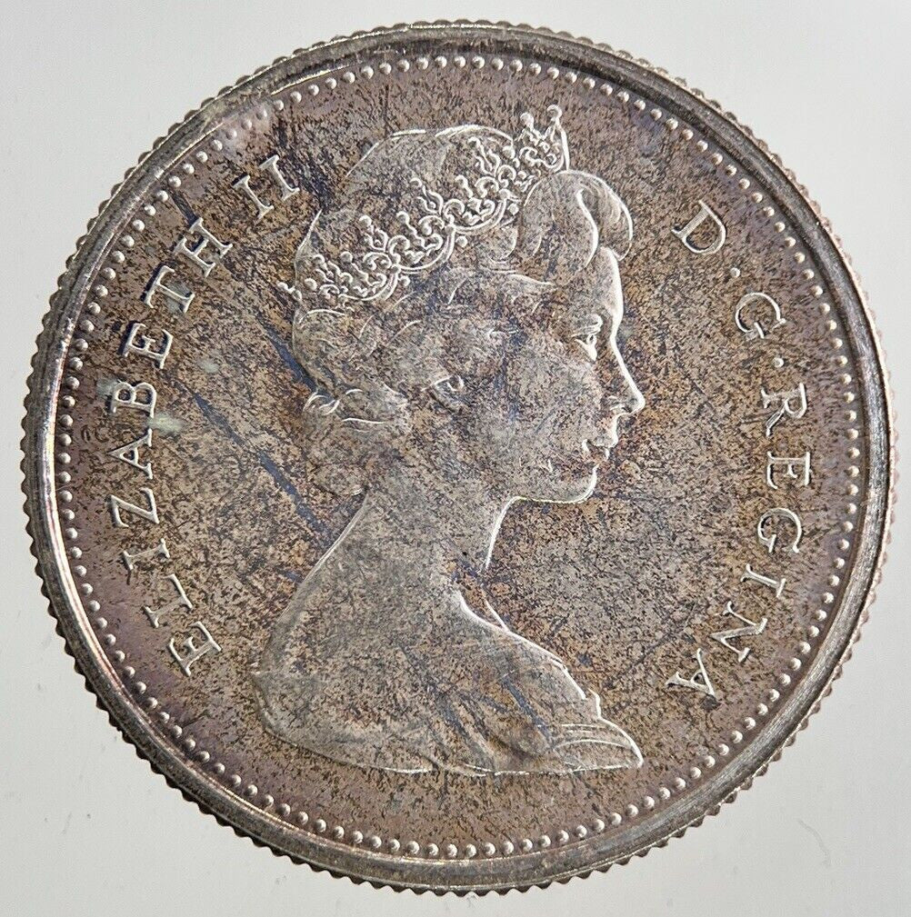 1965 Canada 25 Cents Proof Silver Coin | Very High Grade