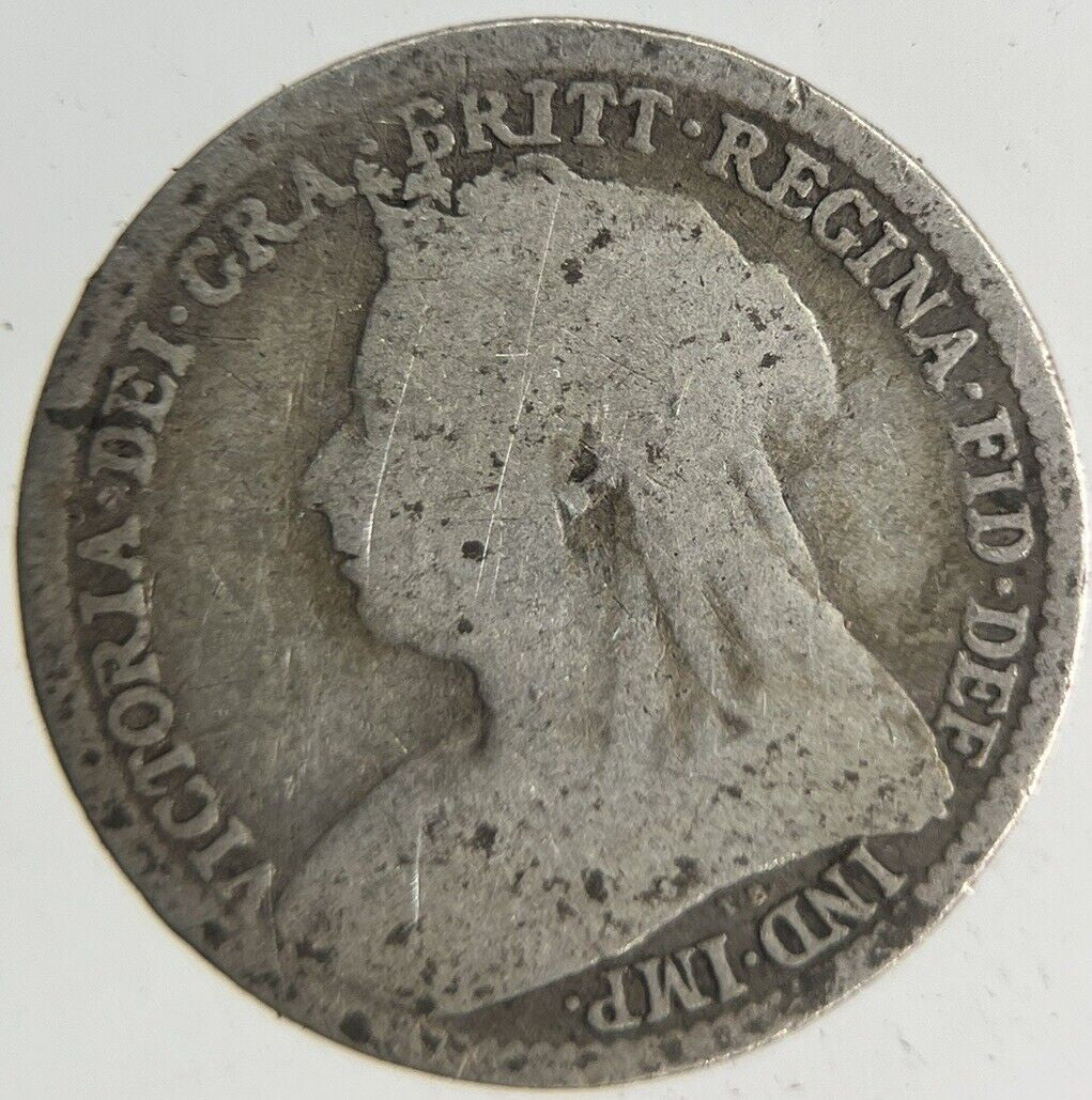 1893 Victoria Threepence Silver Coin | Collectable Grade