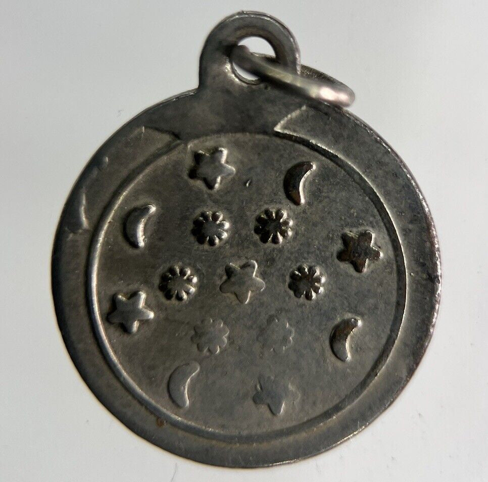 Old Crinoline Lady Medal Necklace Charm | Height 1.5cm Collectable Grade