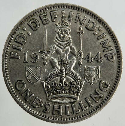 1944 George VI Shilling Silver Coin | Very High Grade
