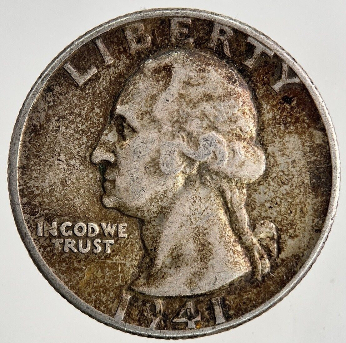 1941 US USA Quarter Dollar Silver Coin | Fine Collectable Grade