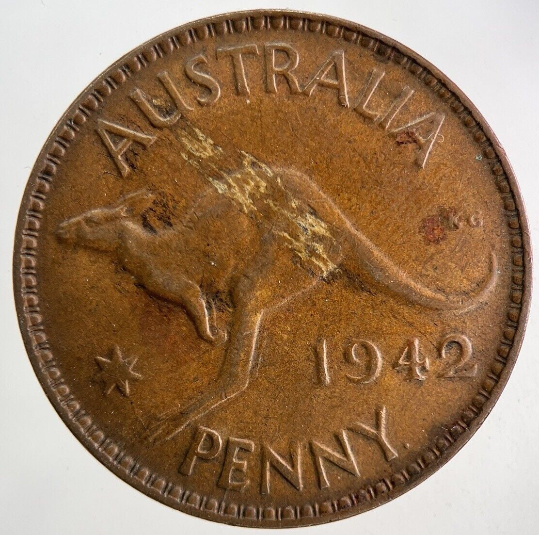 1942 Australia One Penny Coin | Fine Collectable Grade