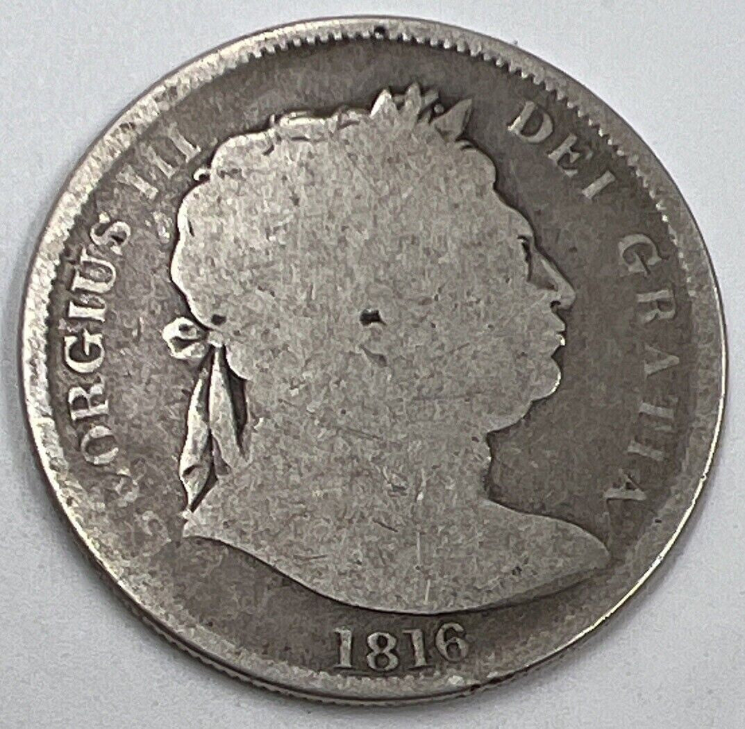 1816 George III Half - Crown | British Silver Coin | Fair Grade | a1499