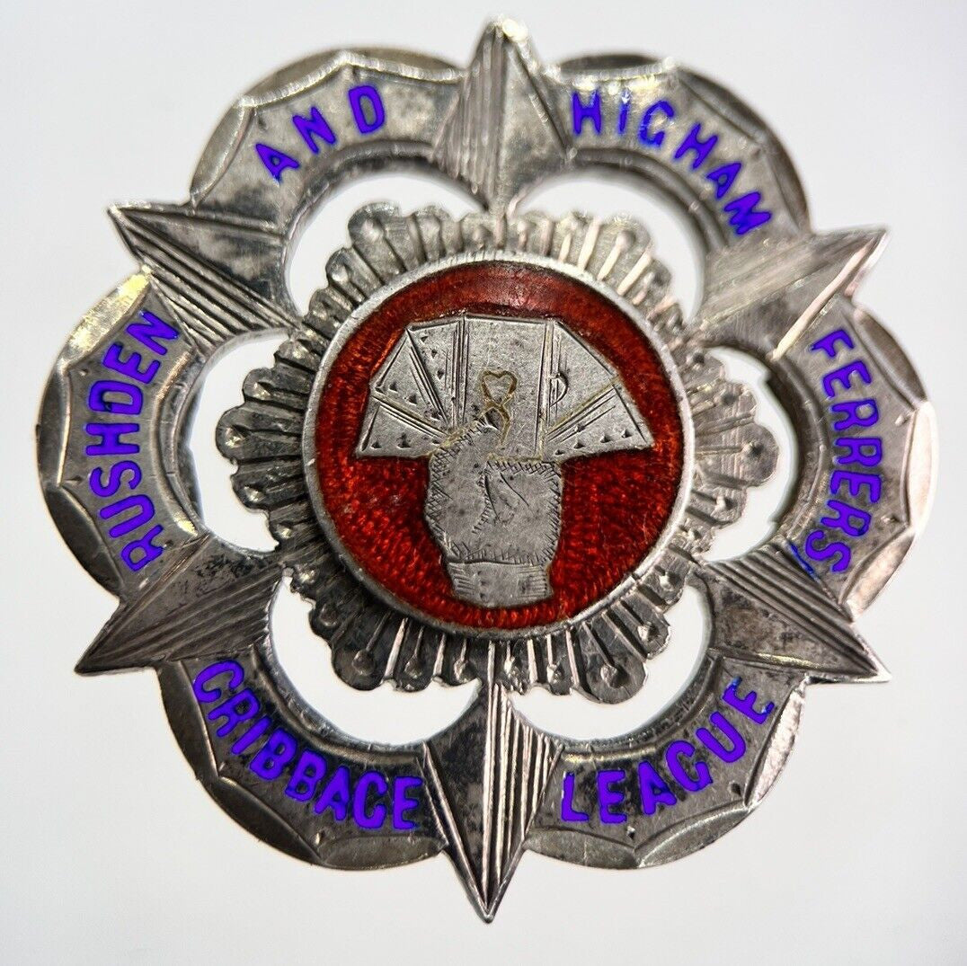 Rushden & Higham Ferrers League Silver Badge Coin Medal | Collectable Grade