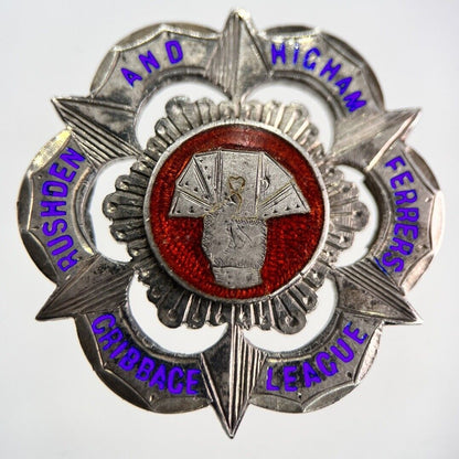 Rushden & Higham Ferrers League Silver Badge Coin Medal | Collectable Grade