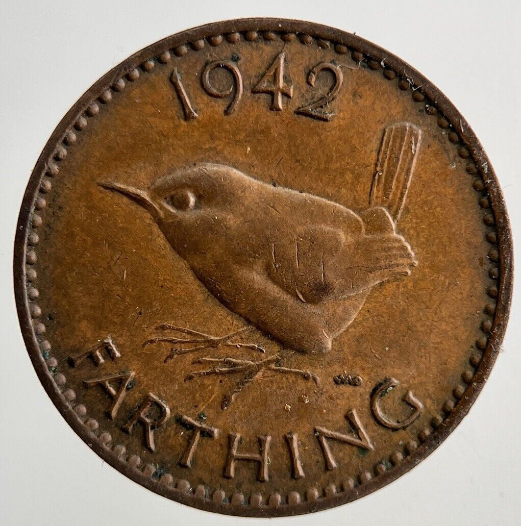1942 George VI Farthing Coin | Fine Collectable Grade