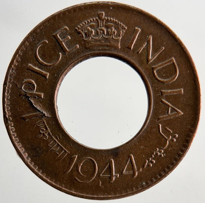 1944 India 1 One Pice Coin | Very High Grade
