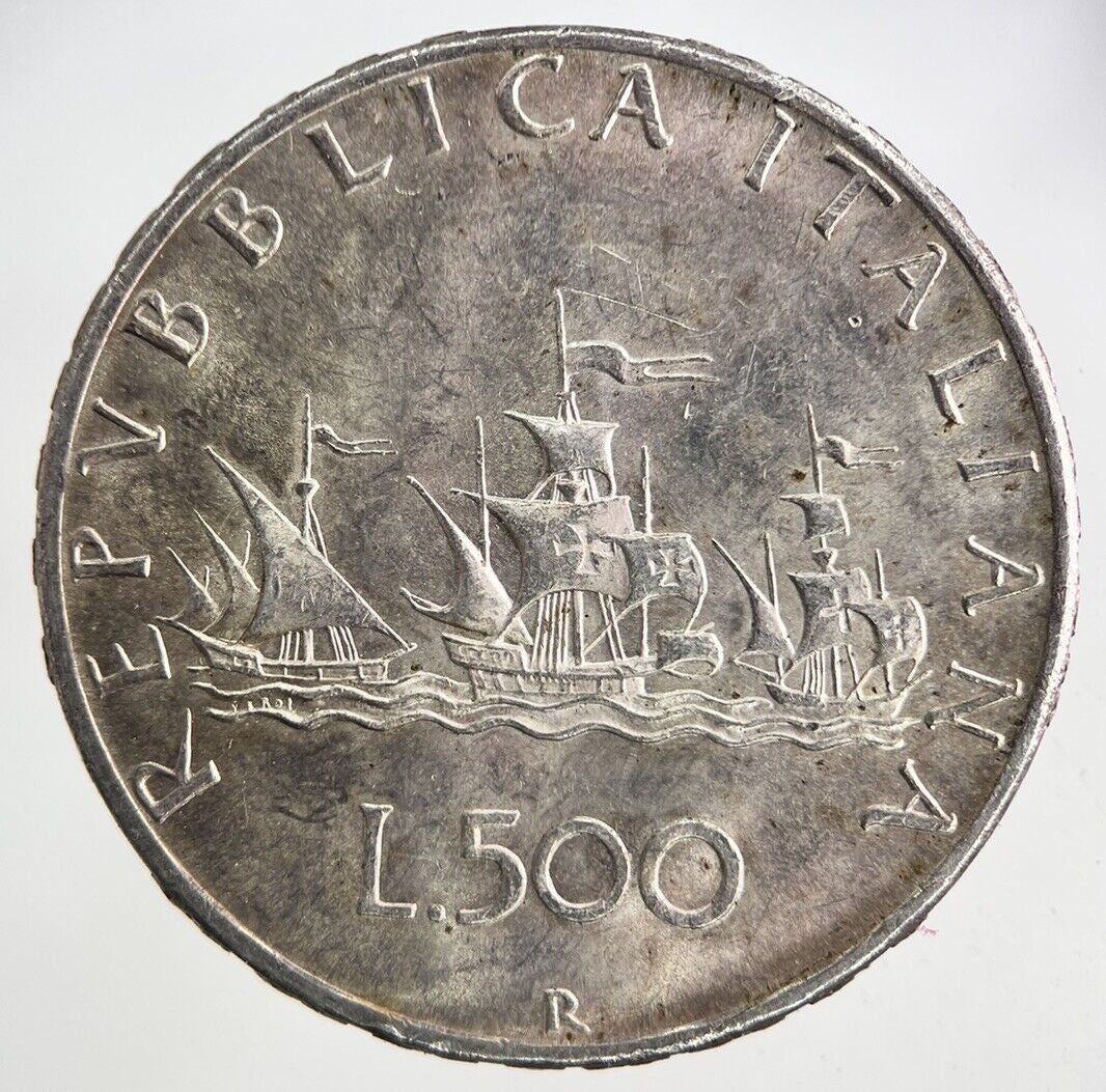Italy 500 Lire Silver Coin | Very High Grade