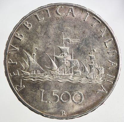 Italy 500 Lire Silver Coin | Very High Grade