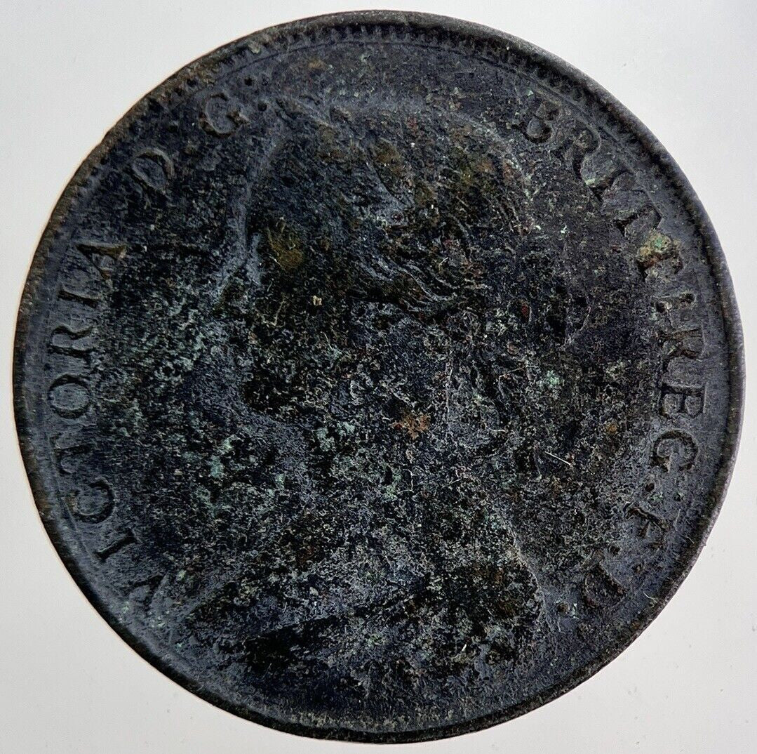 1862 Victoria Half - Penny Coin | Fine Collectable Grade | a6192