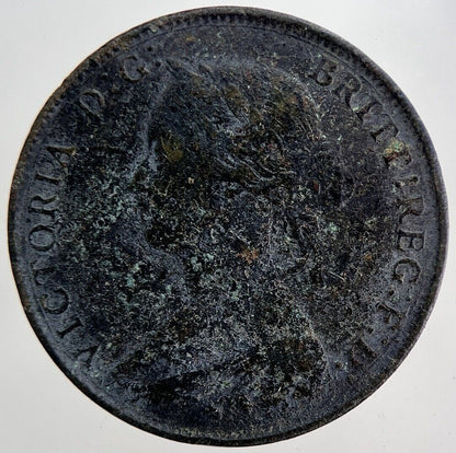 1862 Victoria Half - Penny Coin | Fine Collectable Grade | a6192