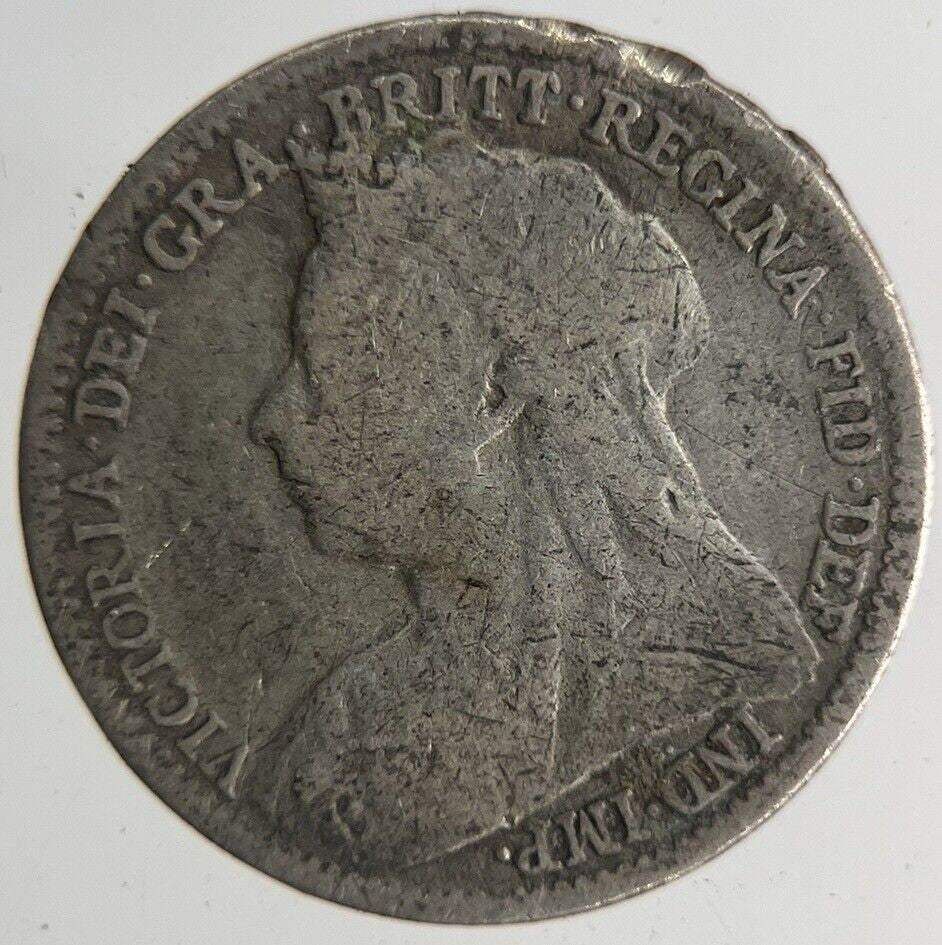 1899 Victoria Threepence Silver Coin | Collectable Grade